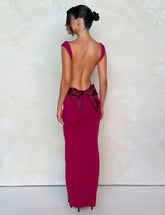 ZITA DRESS - RED : SALSA : DEEP RED