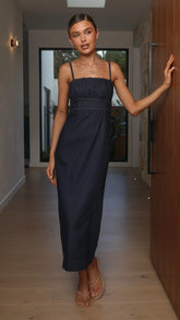 Kiara Maxi Dress - Indigo
