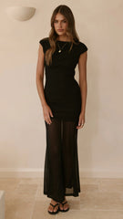 Delara Maxi Dress - Black