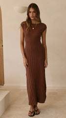 Marni Maxi Dress - Chocolate