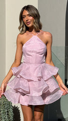 Soraya Mini Dress - Pink