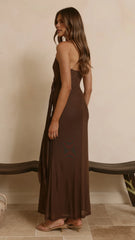 Joslin Maxi Dress - Chocolate