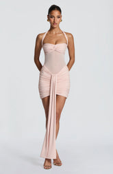 Vixen Mini Dress - Soft Blush