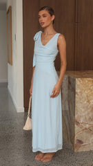 Mina Maxi Dress - Baby Blue