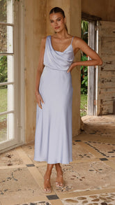 Audrey Maxi Dress - Blue Bell