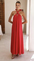 Tavia Maxi Dress - Red