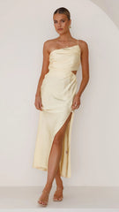 Nyla Maxi Dress - Lemon