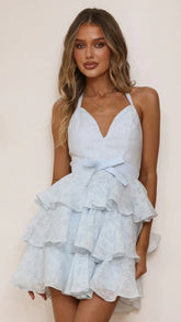 Riana Mini Dress - Blue