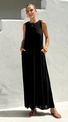 Mylah Maxi Dress - Black