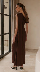 Delilah Maxi Dress - Chocolate