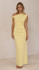 Lealah Maxi Dress - Yellow