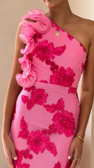Darlee Maxi Dress - Pink Floral