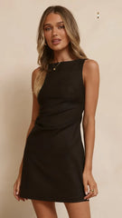 Anneka Mini Dress - Black