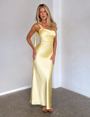 RAINEY MAXI DRESS - BUTTER YELLOW