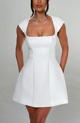 Lena Mini Dress - Ivory