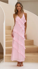 Sophia Maxi Dress - Soft Pink