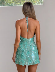 ZANA MINI DRESS - MINT