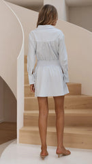 Janessa Mini Dress - Blue