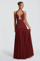 Cyrene Maxi Dress - Deep Rust