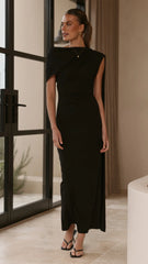 Delilah Maxi Dress - Black
