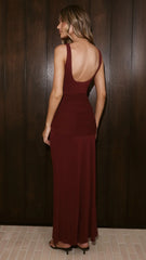 Kalaia Maxi Dress - Wine