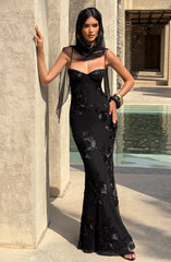 Nefertiti Maxi Dress - Black