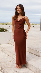 Willow Maxi Dress - Brown