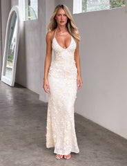 ZANA MAXI DRESS - PEARL