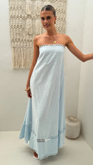 Sandra Maxi Dress - Sky Blue