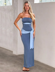 TOVE MAXI DRESS - BLUE