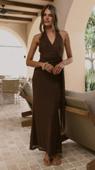 Joslin Maxi Dress - Chocolate