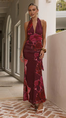 Dally Maxi Dress - Fuchsia