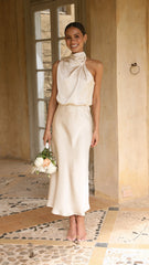 Esther Maxi Dress - Soft Gold