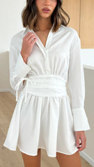 Janessa Mini Dress - White