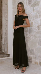 Malayah Maxi Dress - Black