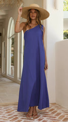 Hallie Maxi Dress - Blue