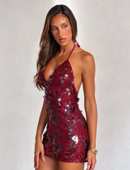 ZANA MINI DRESS - RED