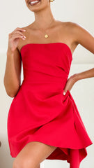 Hanae Mini Dress - Red
