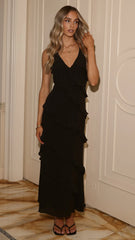 Sophia Maxi Dress - Black