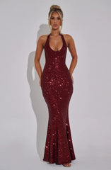 Odette Maxi Dress - Wine