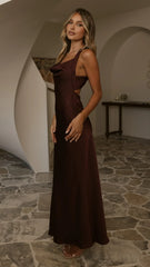Eva Maxi Dress - Chocolate