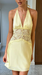 Kiana Mini Dress - Yellow