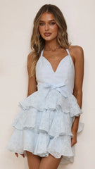Riana Mini Dress - Blue