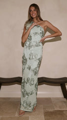 Darlee Maxi Dress - Sage Floral