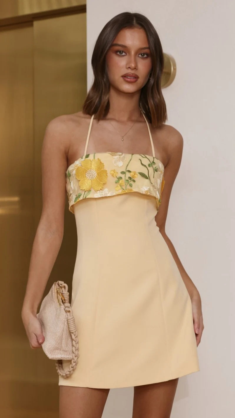 Stella Mini Dress - Butter