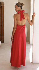 Tavia Maxi Dress - Red