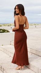 Willow Maxi Dress - Brown