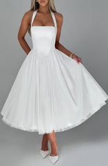 Cressida Midi Dress - Ivory